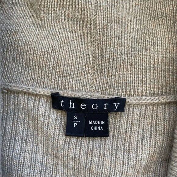 Theory 100% Cashmere Open Cardigan Size S - Picture 3 of 9
